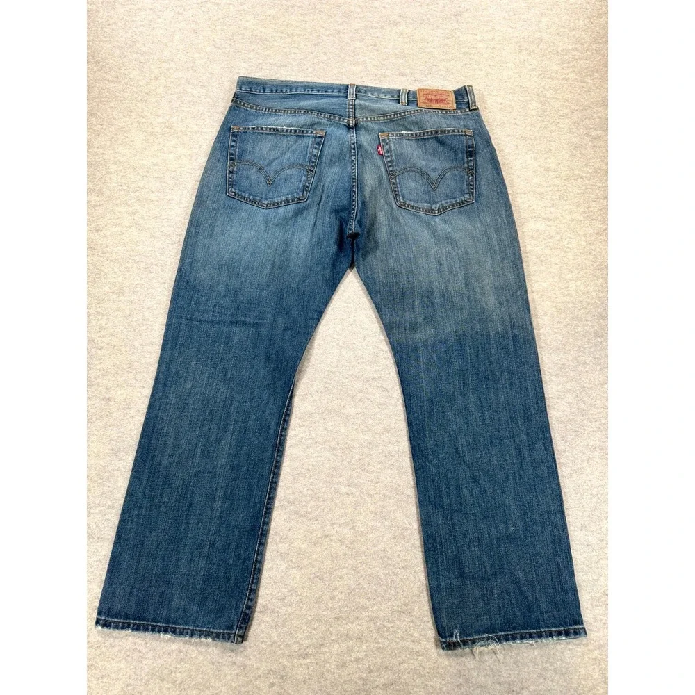 Vintage Levi's 501 Original Jeans Mens 40x30 Blue Denim Straight Leg Button Fly